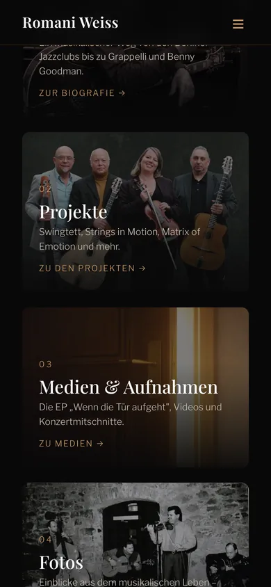 Die heutigen Bildkarten in die Unterseiten