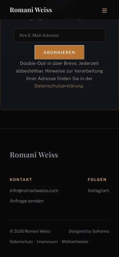 Der heutige Seitenabschluss mit Verteiler und Fuß